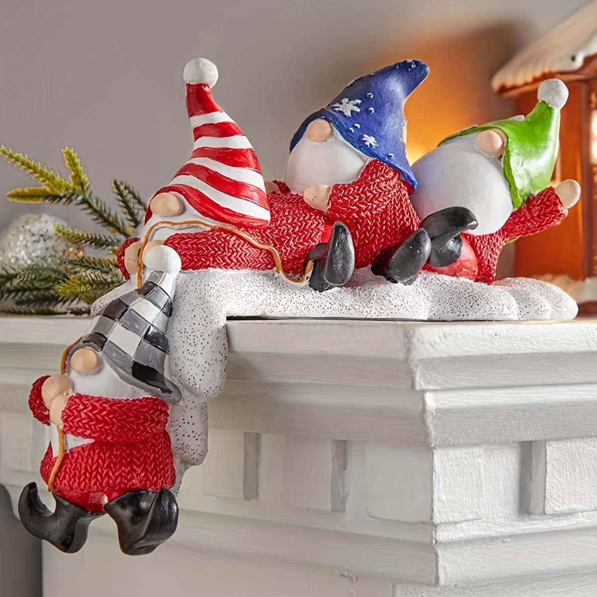 Home Bargains - 1pc Christmas Gnome Old Man Faceless