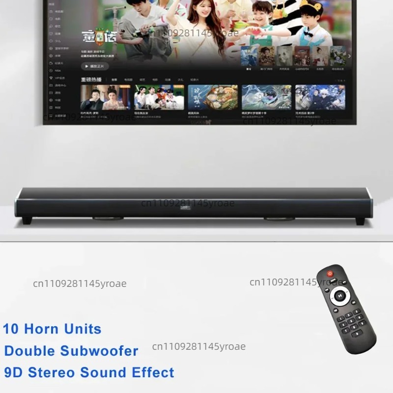 9D TV Stereo Bar Speaker, Home - Home Bar And Theater ulasan dan harga