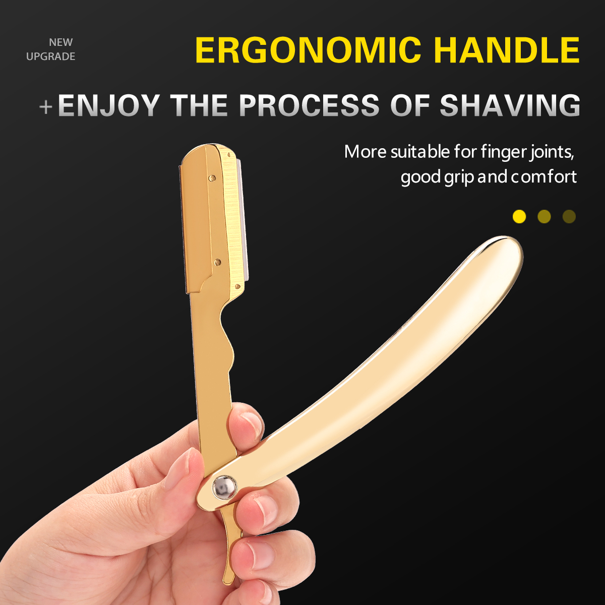 Silver Men Shaving Barber Tool - Home Barbershop ulasan dan harga