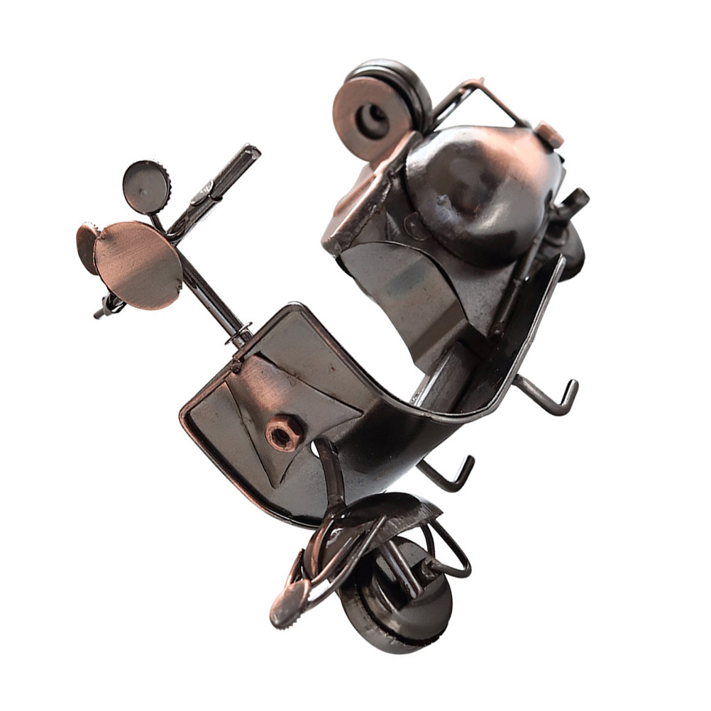 Retro Iron Motorcycle Sculptur - Home Bar Shelves ulasan dan harga