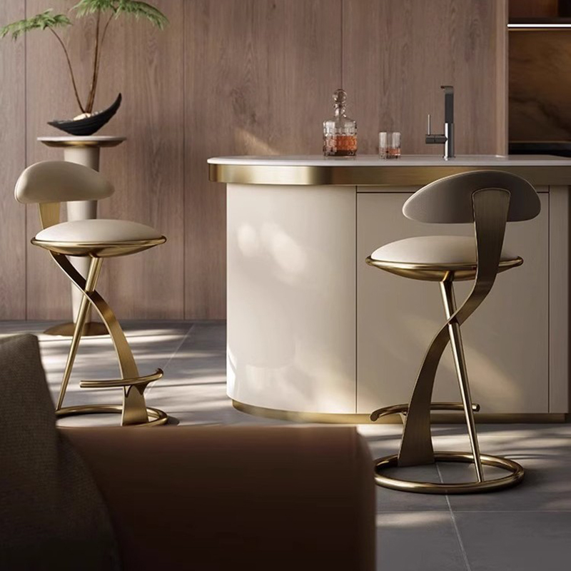 Luxury Modern Bar Stool with G - Home Bar Stools ulasan dan harga
