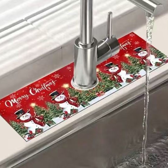 VIKAMA Cartoon Christmas Silic - Home Bar Sink ulasan dan harga