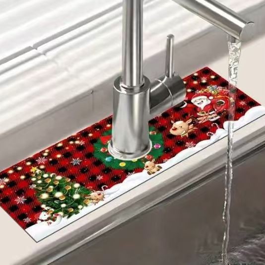 VIKAMA Cartoon Christmas Silic - Home Bar Sink ulasan dan harga