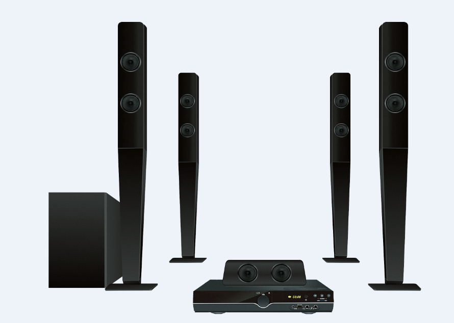 2025 Newest 5.1ch Speakers Hom - Home Bar And Theater ulasan dan harga