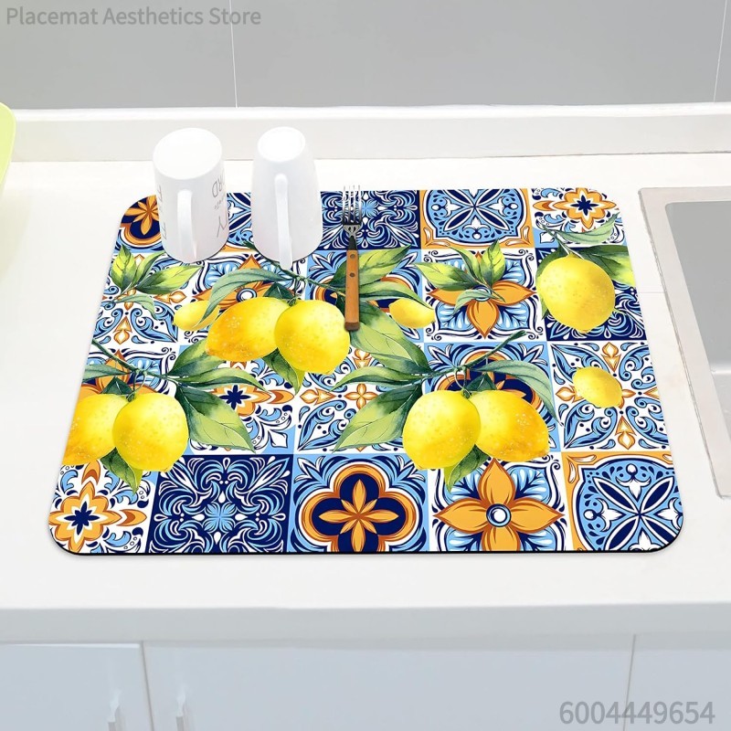 Rubber Dish Drying Mat for Kit - Home Bar Sink ulasan dan harga