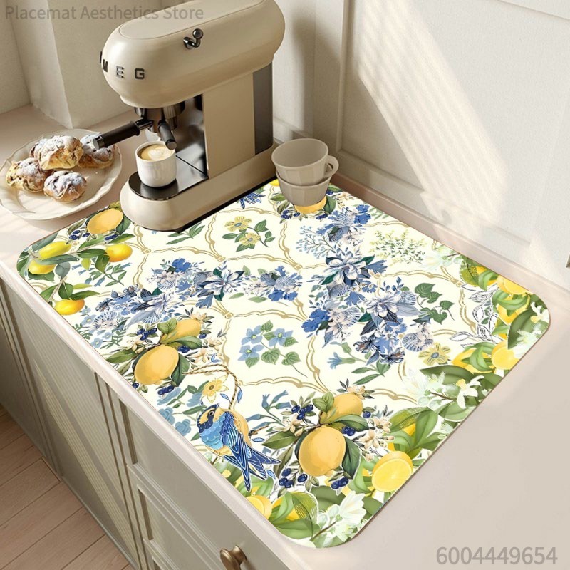 Rubber Dish Drying Mat for Kit - Home Bar Sink ulasan dan harga