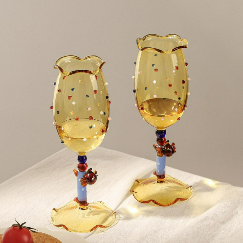 Handmade Dachshund Dog Wine Gl - Home Bar Set ulasan dan harga