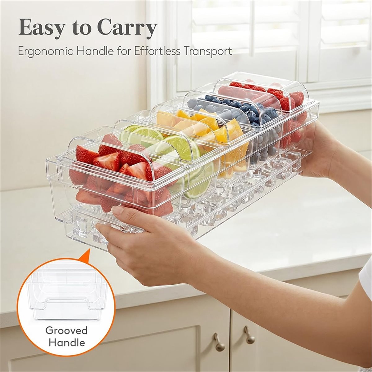 A1846K Chilled Condiment Conta - Garnish Tray Set ulasan dan harga
