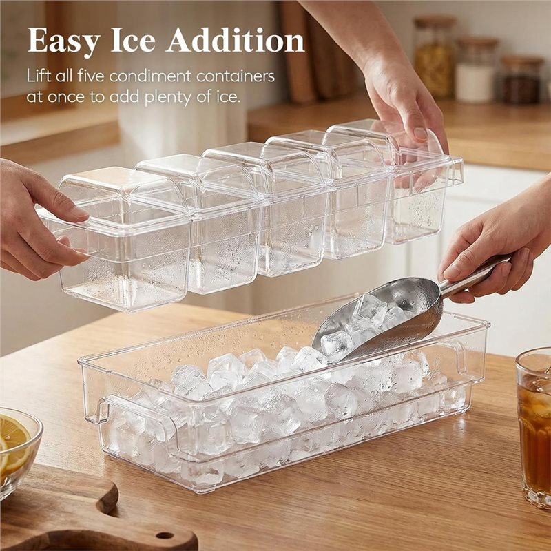 AB46-For Bar Supplies, Chilled - Garnish Tray Set ulasan dan harga