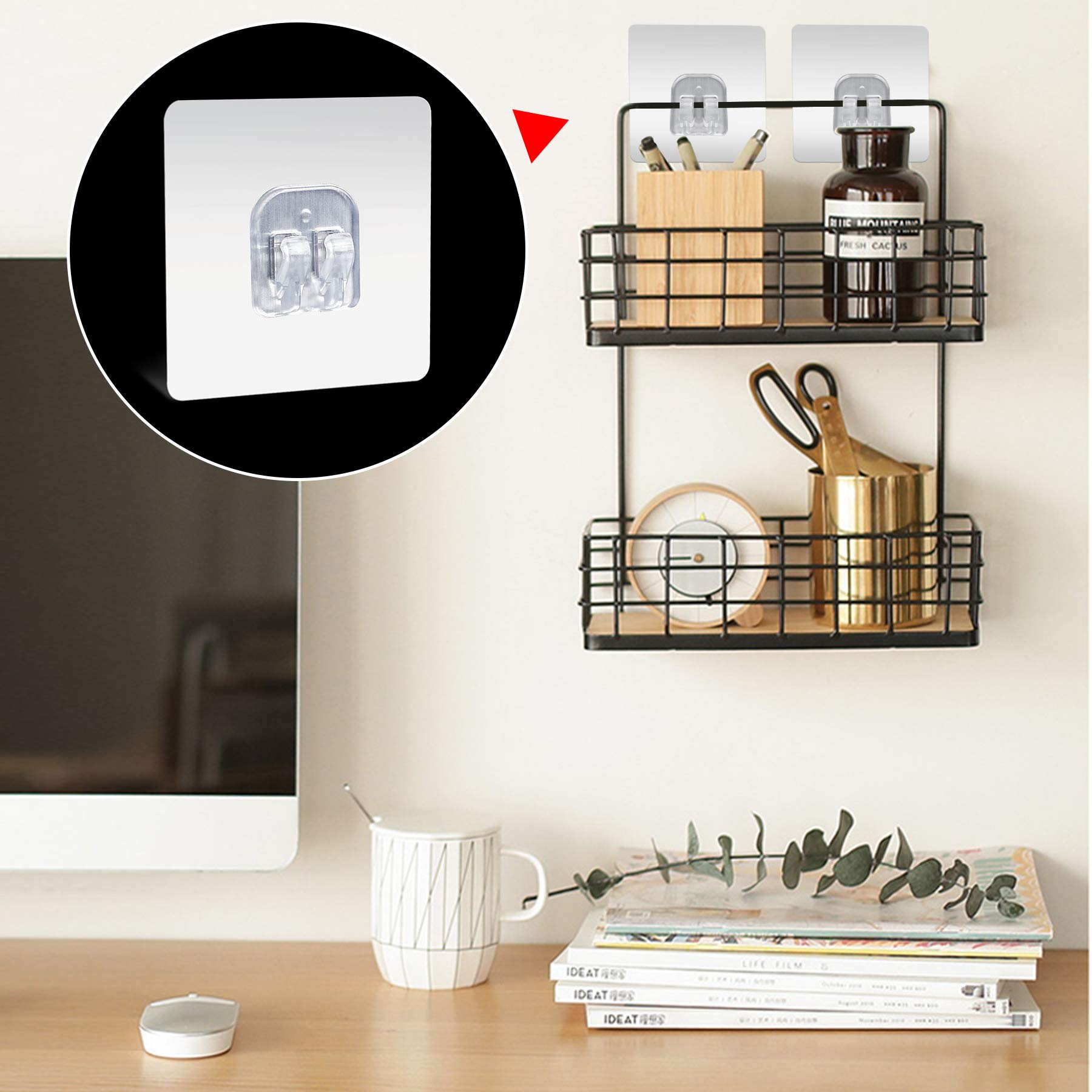 1/10pcs Corner Shower Caddy Ad - Home Bar Shelf ulasan dan harga
