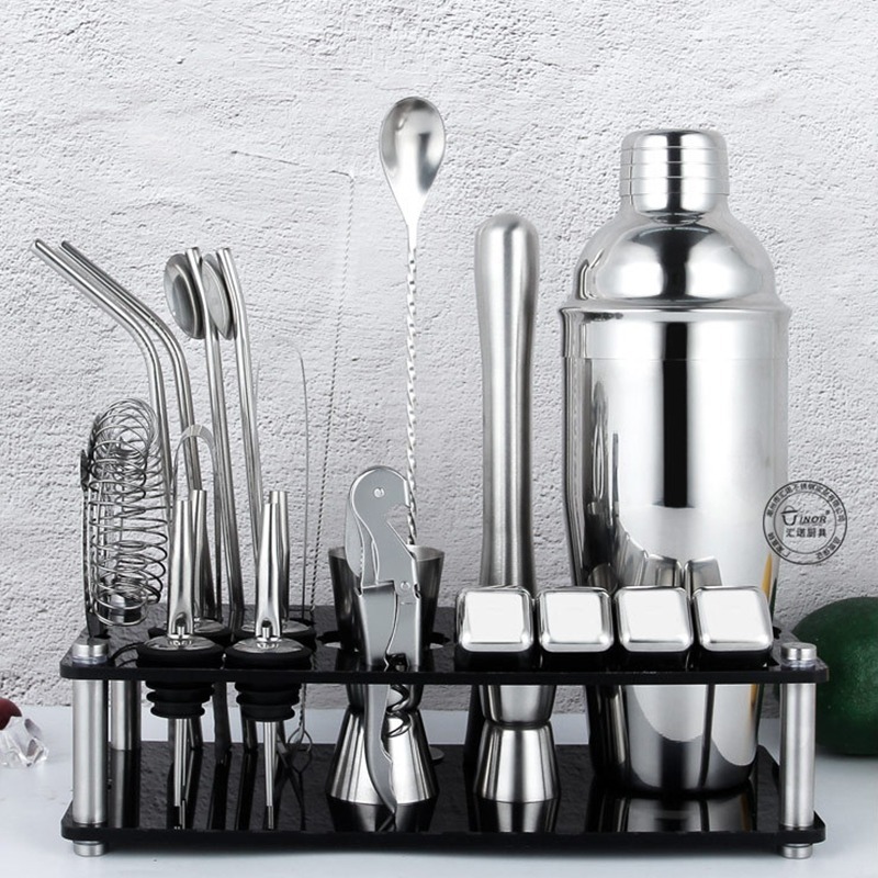 14/20/23/25 Pics Set Metal Bos - Boston Shaker Set ulasan dan harga