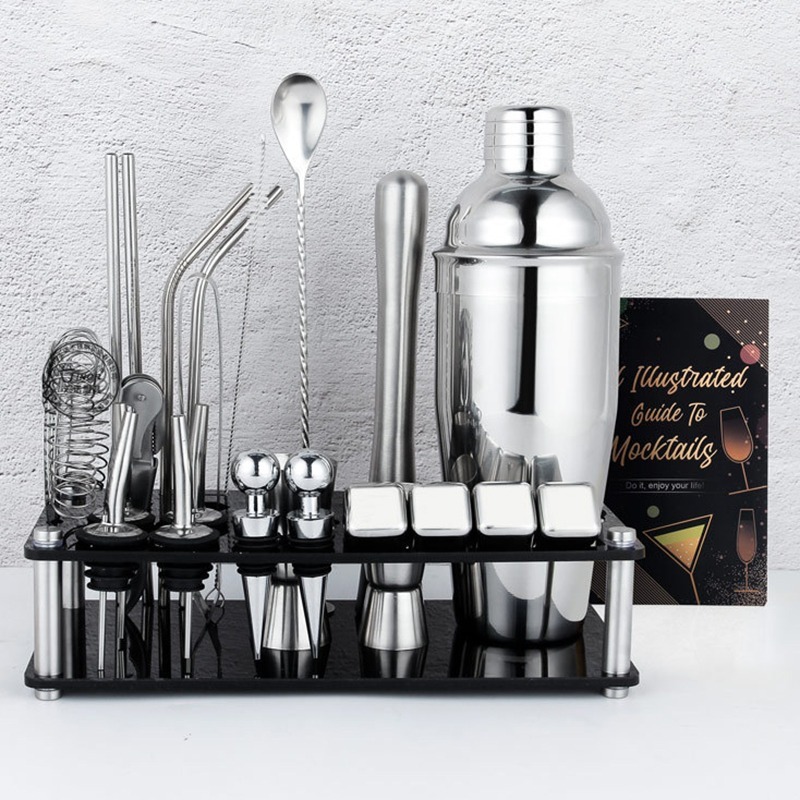 14/20/23/25 Pics Set Metal Bos - Boston Shaker Set ulasan dan harga