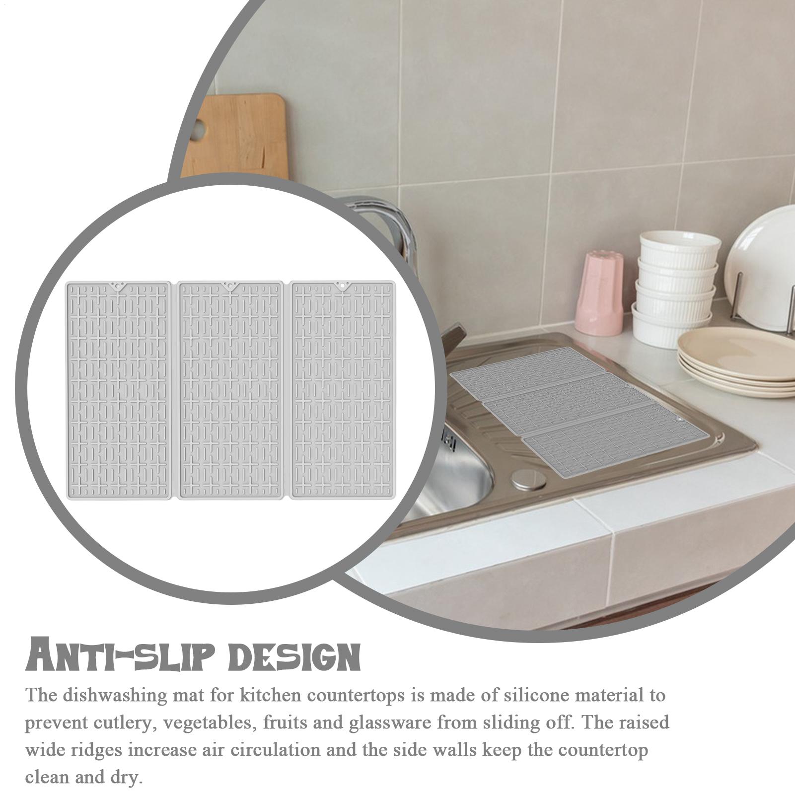 Drying Mat Silicone Non-Slip T - Home Bar Sink ulasan dan harga