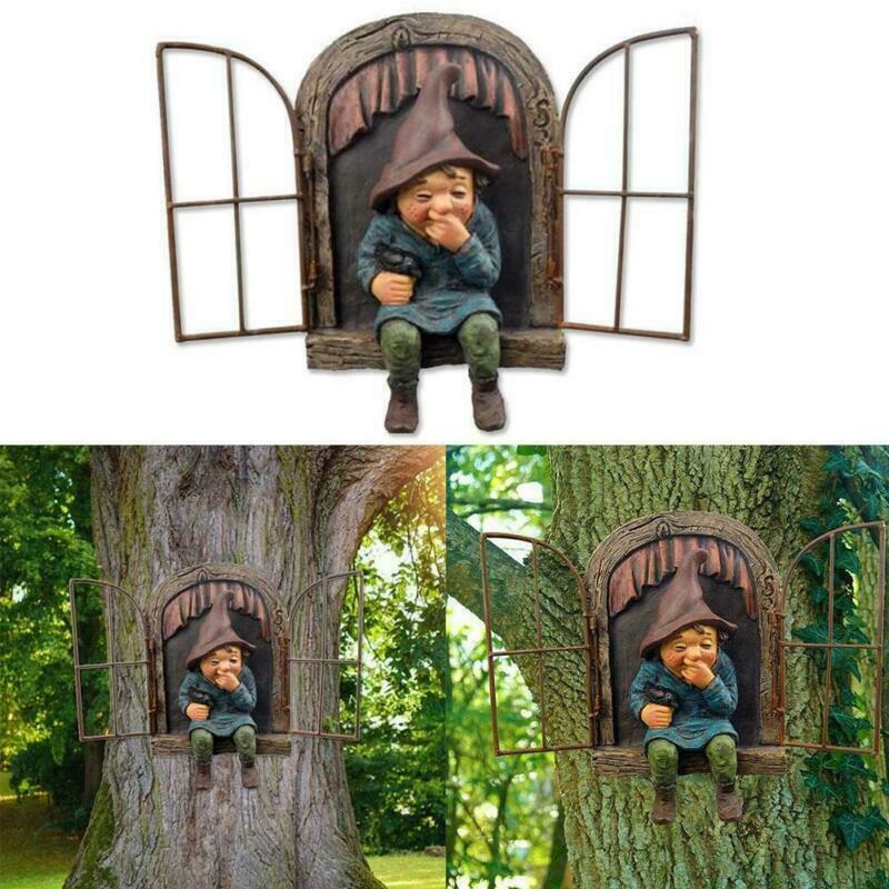 Naughty Garden Gnome Statue El - Home Bargains ulasan dan harga
