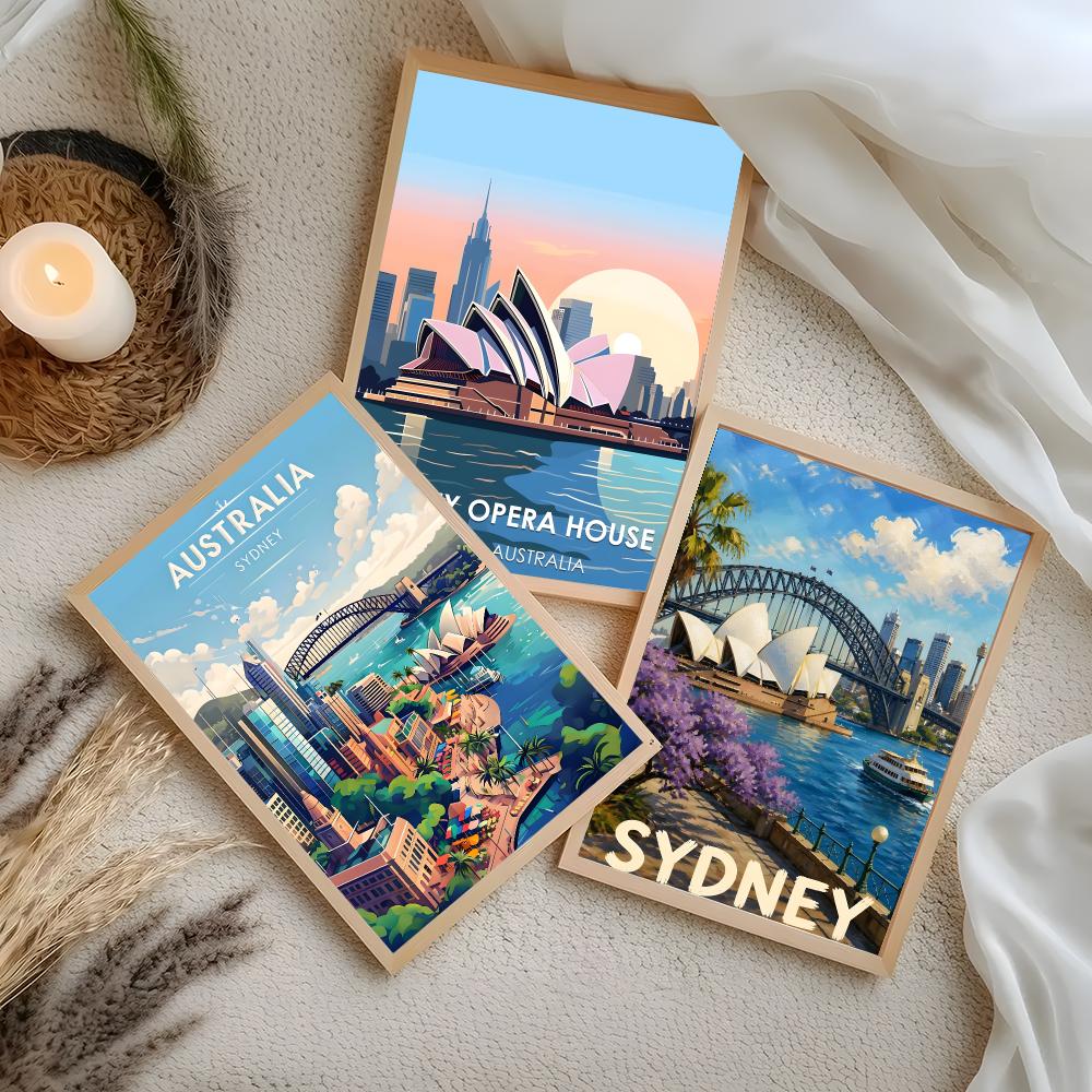 Art Sydney Travel Art Poster S - Home Bar Sydney ulasan dan harga