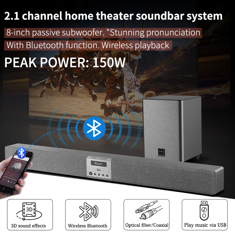 2.1 Channel Home Theater Sound - Home Bar And Theater ulasan dan harga