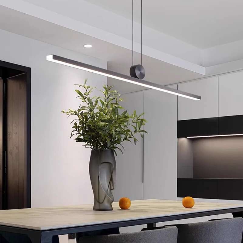 Black Led Long Pendant Lights  - Home Bar Word ulasan dan harga