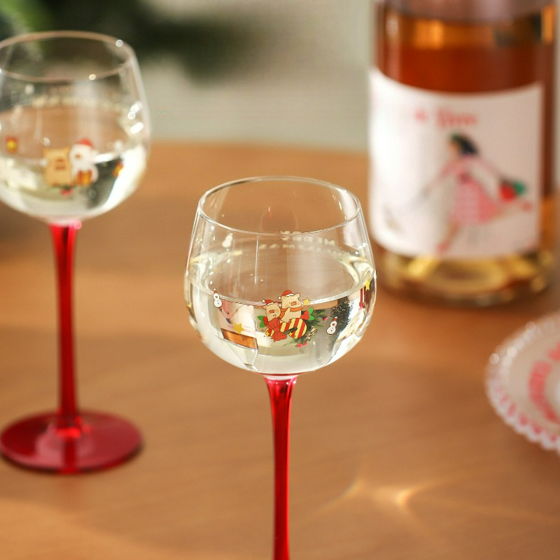 Lulu Pig Wine Glass Luxury Gob - Home Bar Set ulasan dan harga