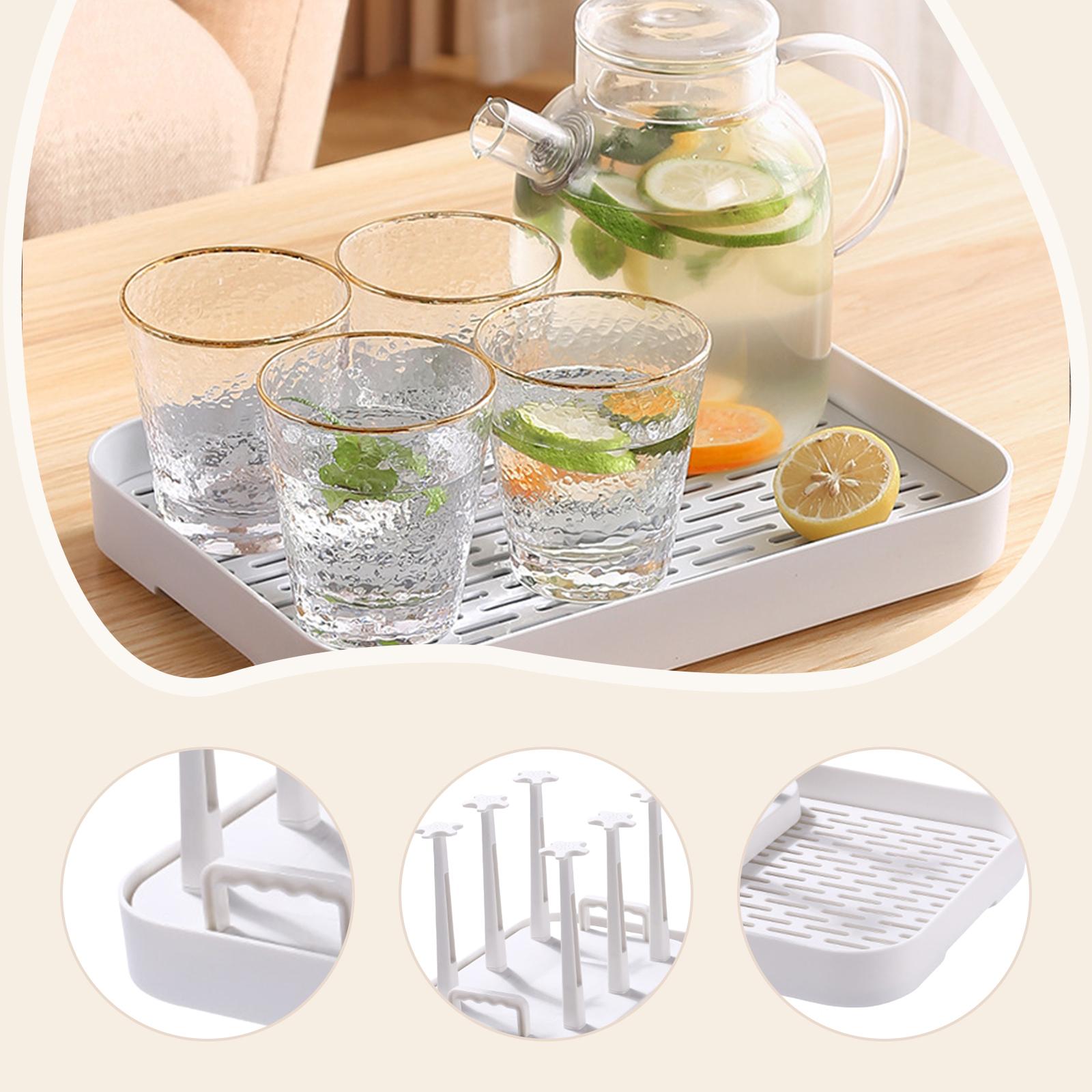 Cups Drying Rack Drain Tray Ca - Home Bar Sink ulasan dan harga