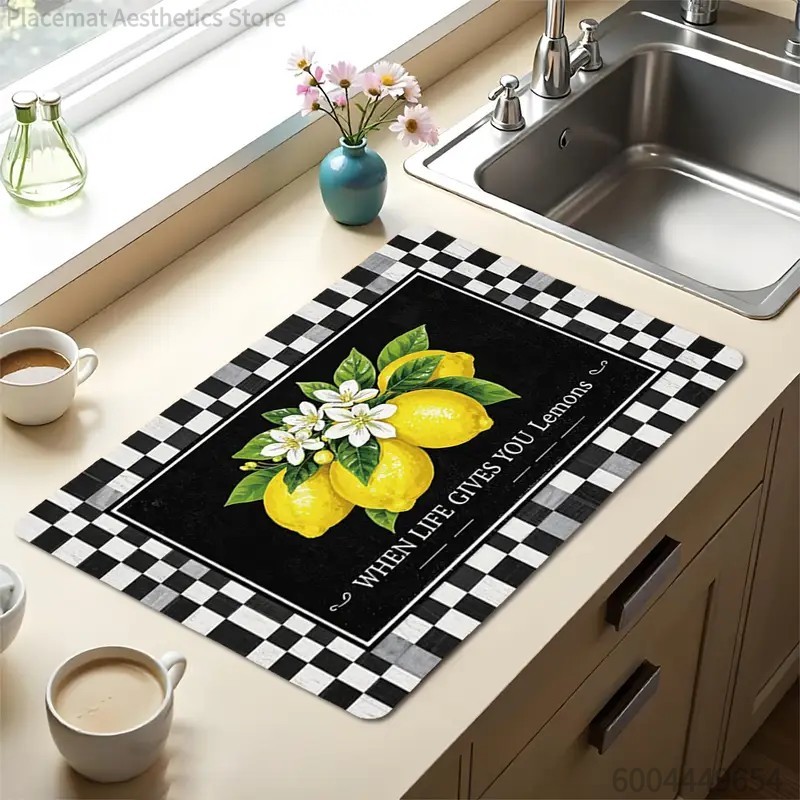 Rubber Dish Drying Mat for Kit - Home Bar Sink ulasan dan harga